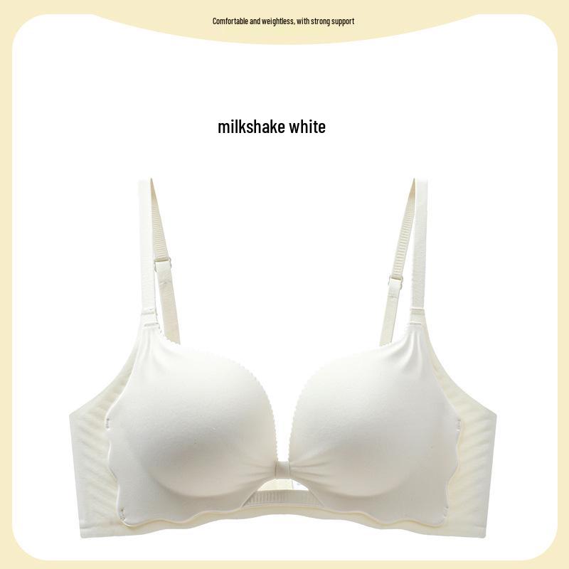 Seamless Backless Push-Up Bra: Enhances Small Breasts, Anti-Sagging Support, Soft 3D Molded Cups, Lifting Design. 32