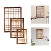 Window Frame Yard Trellises Wood Window Pane for Dining Room, Bedroom Vintage Style Lightweight Wall Art Wall Pediments