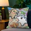 Line P-Puppys Cute Dog Cushion Cover 30X50 Polyester Sofa Cushions Decorative Throw Pillows Home Decoration Pillowcover