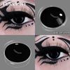 FUNSACHY Blindness Black Cosplay Contact Lenses for Eyes Halloweeen Party Makeup Eye Contacts Yearly Use Beauty Pupils Cosmetics