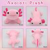 22cm Kawaii Axolotl Plush Toy Soft Cute Axolotl Stuffed Animal Plushies Pillow Doll for Kids Birthdays Christmas Gift