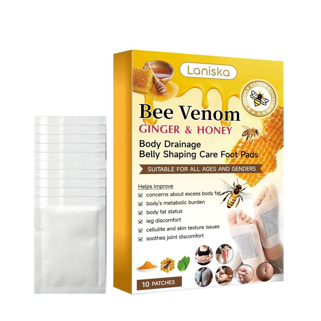 LANISKA Foot Patch – Bee Venom & Ginger Moisturizing Care for Feet