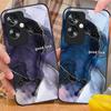 Marble Pattern Color For Oppo A79 5G 58 78 74 60 4G Reno 11F Realme GT 6 11 Note 50 10 C55 X2 Tempered Glass Black Phone Case