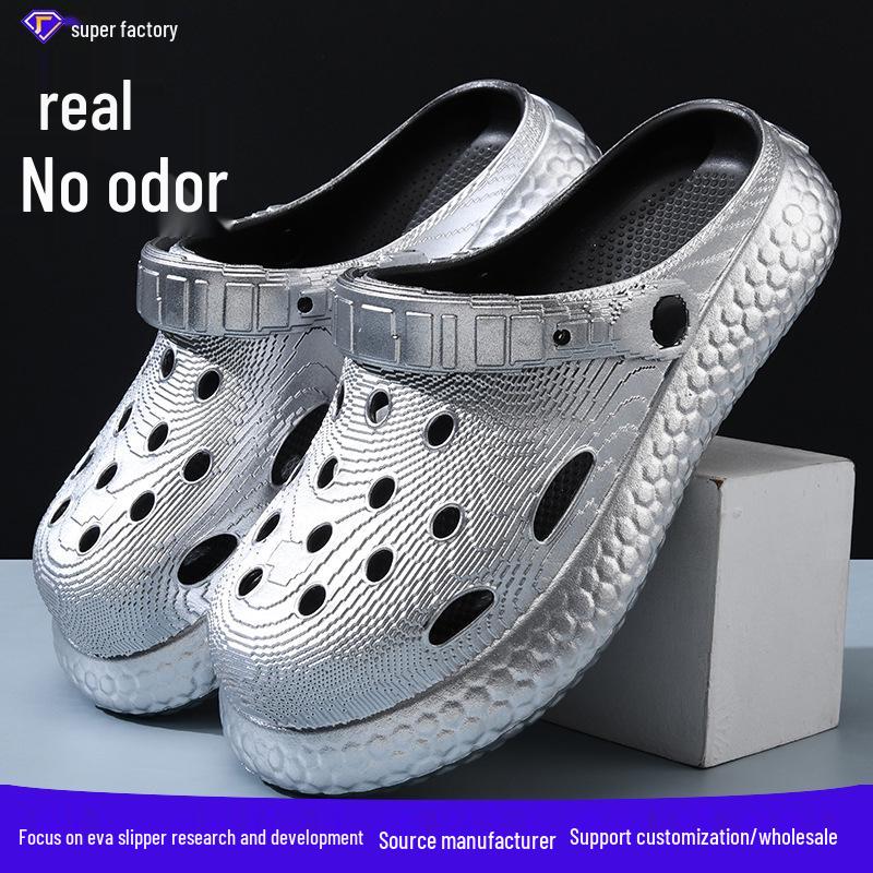 2025 Summer Lightweight EVA Clog Sandals for Men - Non-Slip, Wear-Resistant, Versatile, and Casual with a Thick Sole.