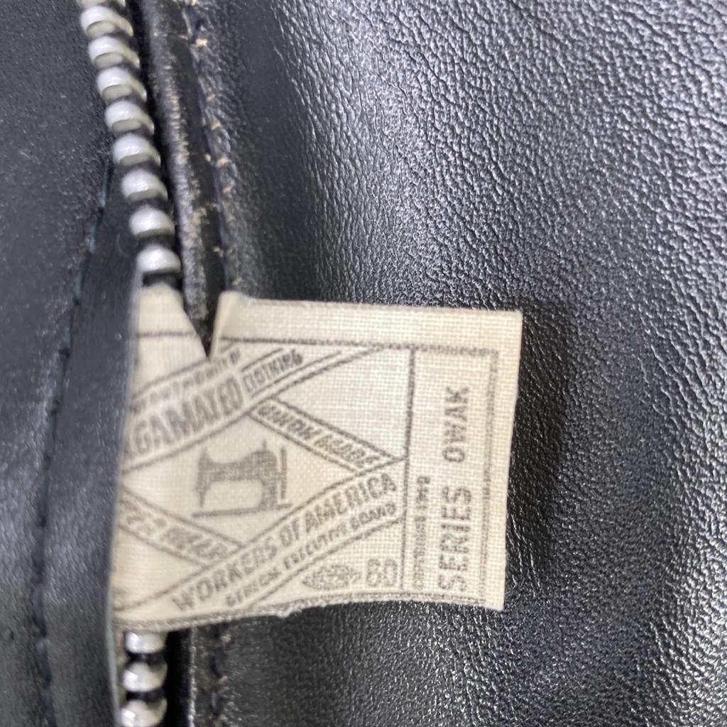 Vintage [GRAIS] 50s Black Double Rider Jacket CONMATIC Zip Jacket Not Written blackUsed