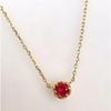 Used K18 Ruby Necklace
