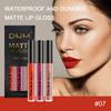 Langanhaltender matter Lippenstift, wasserfestes Lipgloss-Set, nicht klebrige Samtlippe, geeignet für Frauen und Mädchen, Lippenstift
