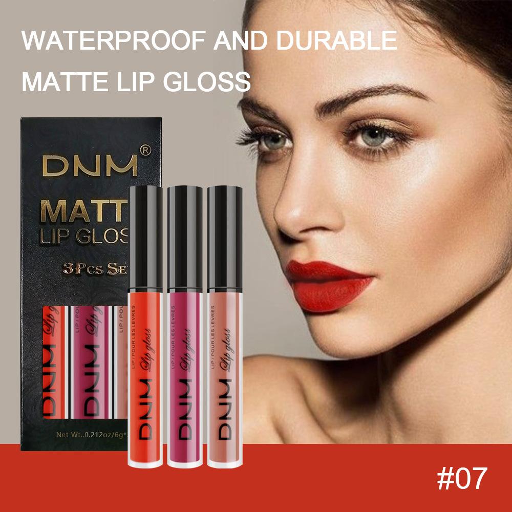 Langanhaltender matter Lippenstift, wasserfestes Lipgloss-Set, nicht klebrige Samtlippe, geeignet für Frauen und Mädchen, Lippenstift