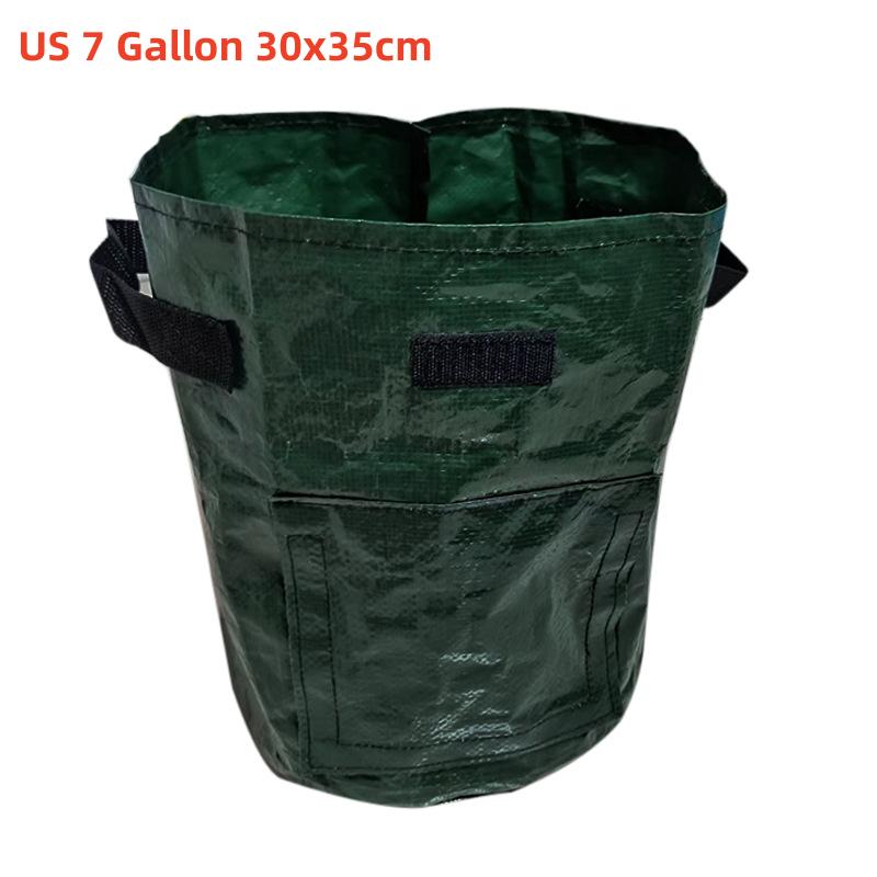 1PC Garden Potato Grow Bag PE Fabrics Gardening Thicken Pot Vegetables Planter Tub with Handles and Access Flap
