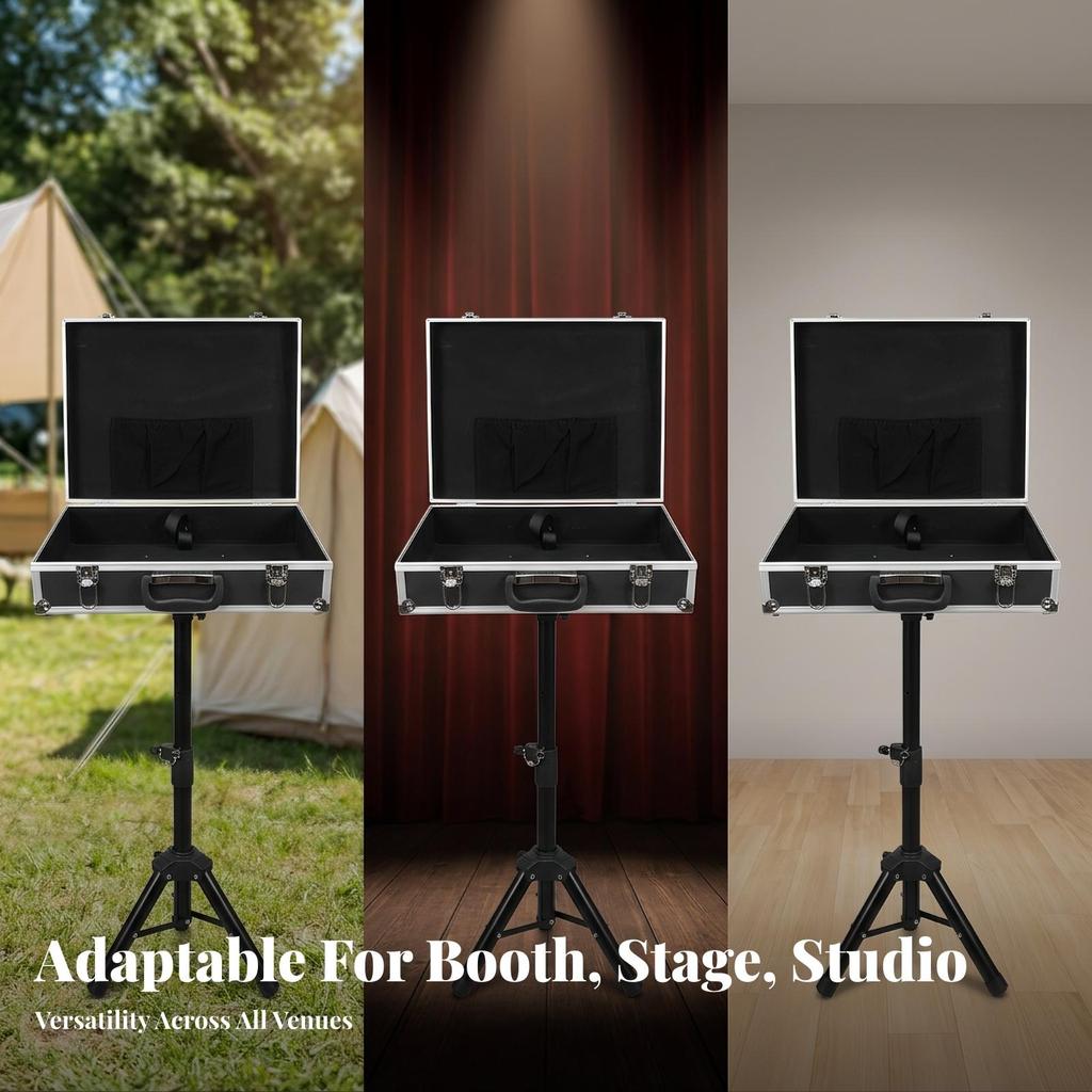Illusion Prop Box with Stand Portable for Talent Shows, Magicians, Illusionists
