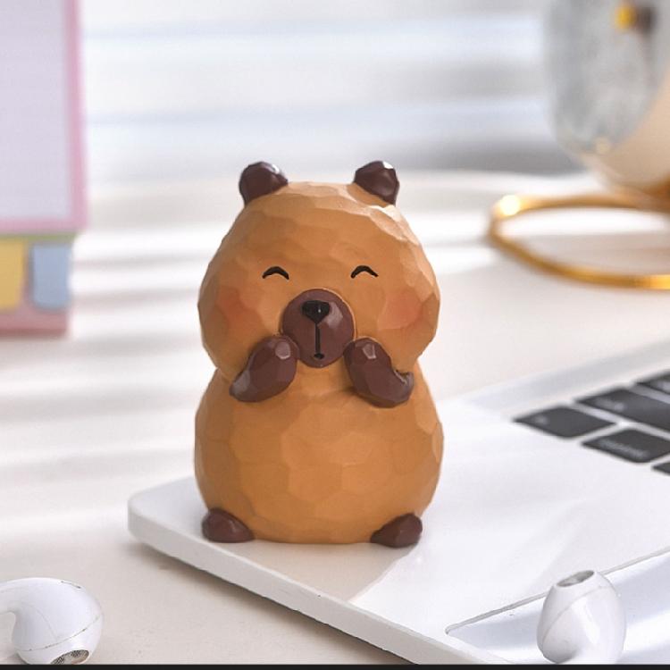 Colorful Capybaras Collectible Figurine Fun and Cute Decoration for Home or Workspaces