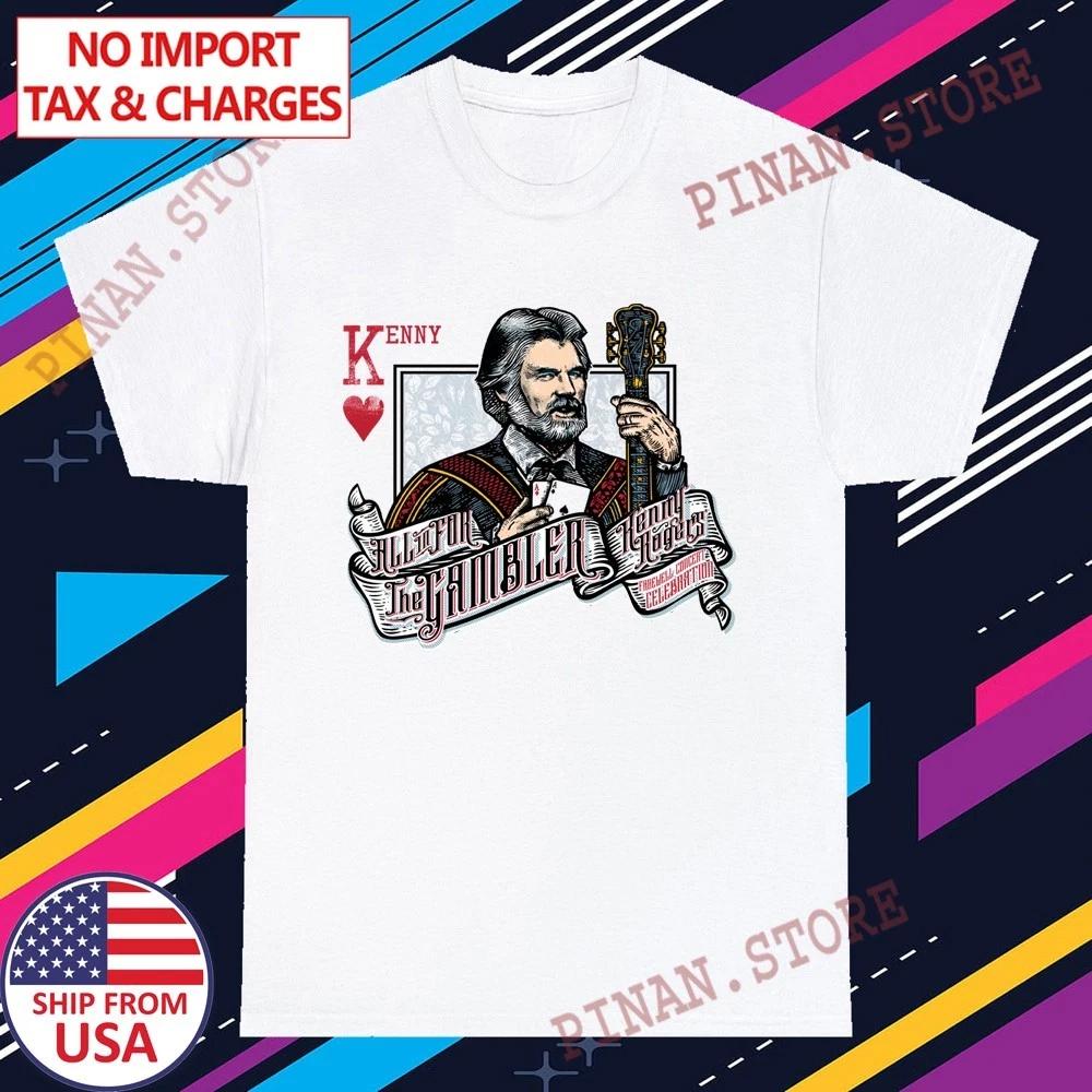 Kenny Rogers The Gambler Men s White Size S-5XL 2XL