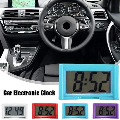 Hodiny do auta Digitální hodiny na palubní desku auta Multifunkční LCD Dekorace auta Příslušenství do interiéru auta Mini potřeby Hodiny F8P8