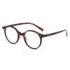 High-Quality Vintage Round Temple Frames Anti-Blue Light Protectiv Eyeglasses Frame For Myopia -0.5 -0.75 -1.0 -1.5 -2.0 To -6.0