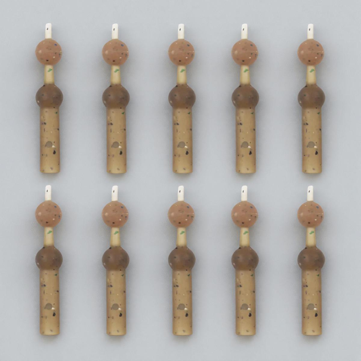 

Carp Fishing Tackle Sleeve Bead Hair Rig Making Camouflage Buffer Bead Terminal Accessories 10/50Pcs