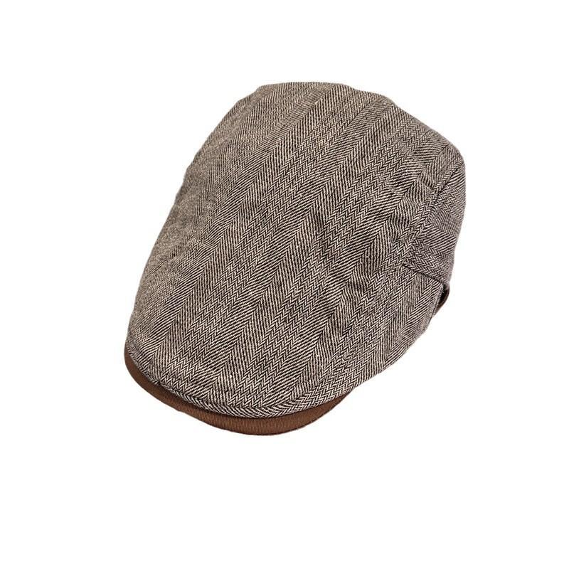 Stripes Fashion Beret Hat With Windproof Breathable Design For Gifts Winter