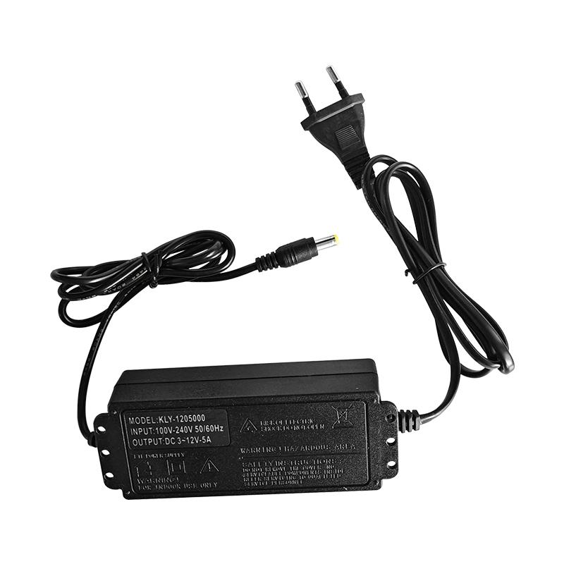 AC DC Adjustable Power Supply Adapter 3V-24V-3A LED Screen Display Voltage Various 3V 9V 12V 15V 24V 72W 8PCS Jack DC Connector