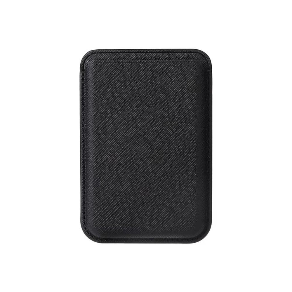 New PU Leather Magnetic Card Holder Strong Magnetic Casual Leather Wallet Magnetic Wallet for Phone