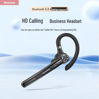 Newman Ear-Hook Wireless Bluetooth Headset for Business and Driving