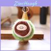 Pluche Kastanje Sleutelhanger Met Zacht Kort Pluche Voor Tas Decoratie En Cadeaus