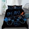 Play Designs Duvet Cover Pillowcase Gaming Bedding Set Video Games Adult Boy Girl Bedroom Decoration Single Double Size