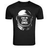 Give Me More Space Astronaut Helmet Graphic T-Shirt