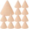 10Pcs Round Cone Craft Unfinished Wood Cones Ideal for DIY Painting Stamping Jewelry Ring Display Decor DIY Cone