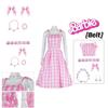 2023 Summer Season Barbie Cosplay Dress With Tight Polyester Fabric