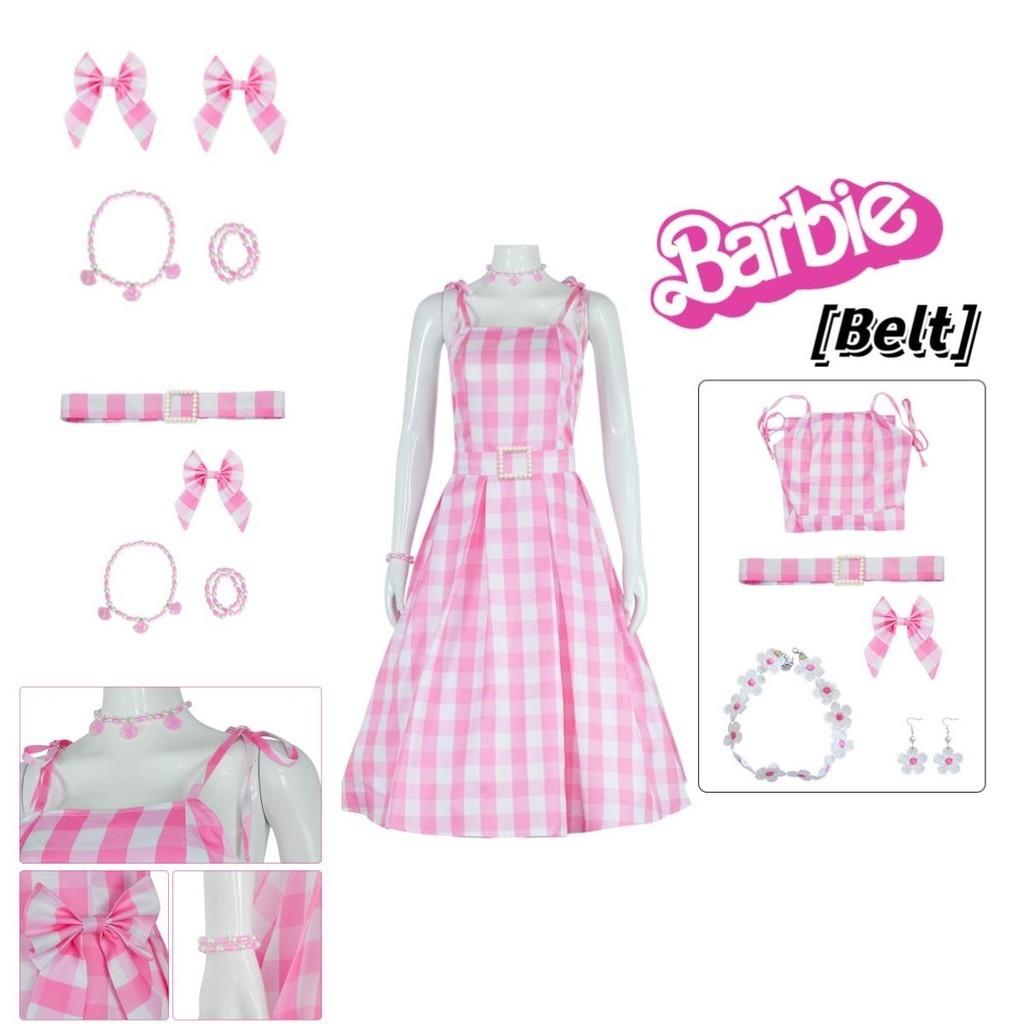 2023 Summer Season Barbie Cosplay Dress With Tight Polyester Fabric