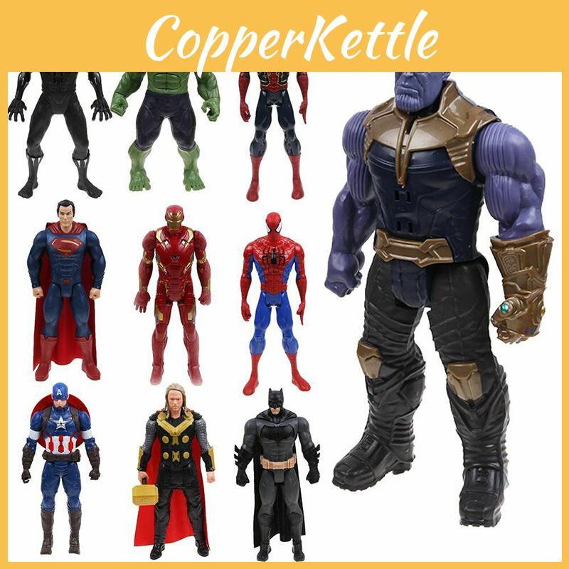Atemberaubende Avengers Infinity War Hulk Spiderman Thanos 12" Tönende Leuchtfigur Spielzeug Ideales Geschenk für Superhelden-Enthusiasten