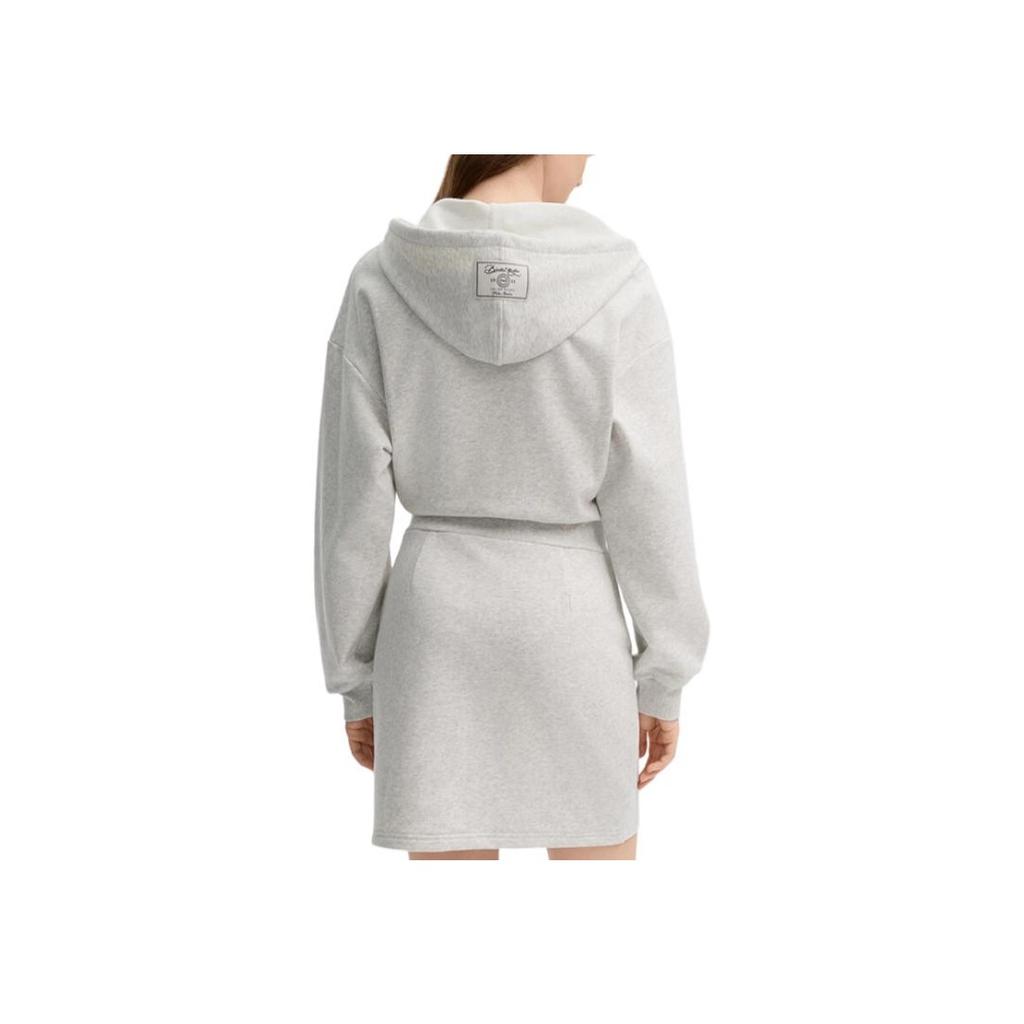 Fila Breathable Comfortable Loose Casual Long Sleeve Dress Women Dresses Gray F11W439310FMG
