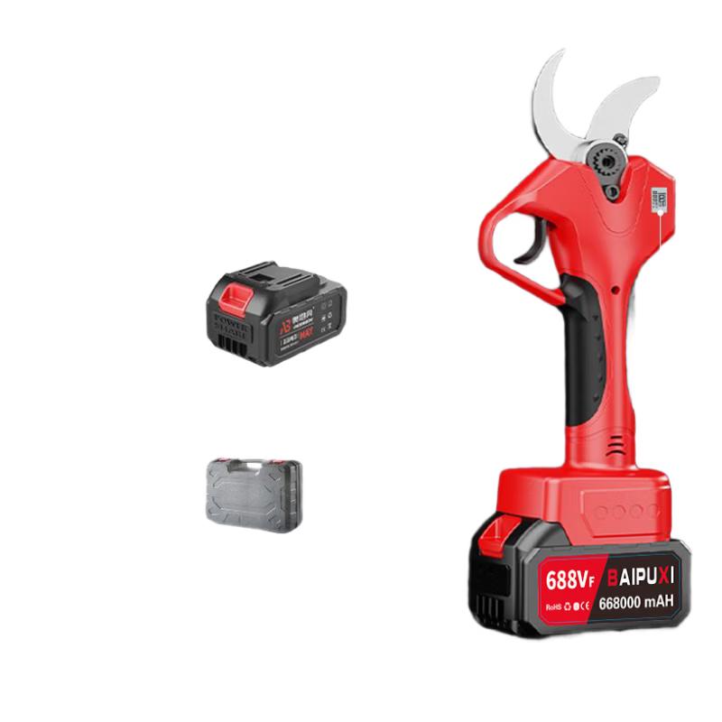 BAIPUXI Rechargeable Electric Pruning Shears CN plug (adapter included)