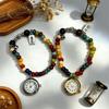 with Pendant Bracelet Watch Handmade Quartz Watch Fashion Chain Watch  for Women Girls