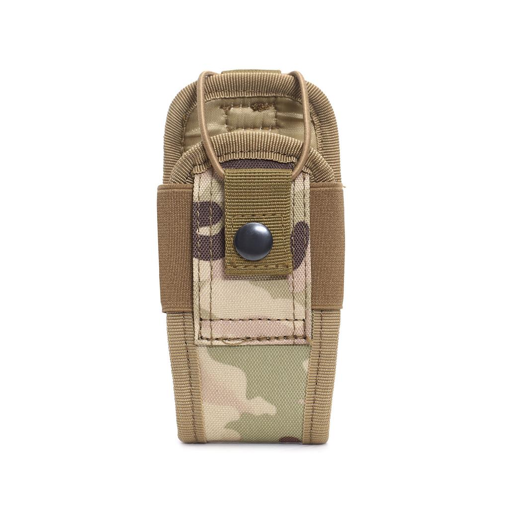 Outdoor Sports Multi-functional Tactical Waist Pack Molle System Wireless Walkie-Talkie Pouch Military Fan Camouflage Accessory Bag