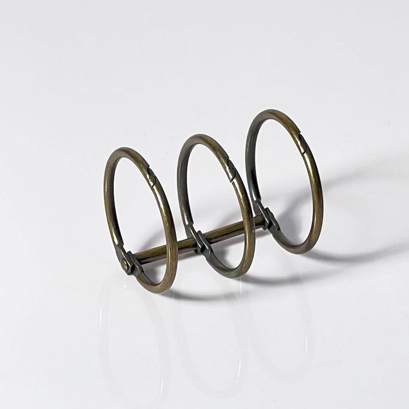 Universal Metal Binder Rings, 3-Hole & 6-Hole, for Calendars, Photo Albums, and DIY Projects