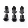 6Pcsset Guitar String Caps Mounting Buckle Through Body Ferrules Guitar String Ferrules Bushing For Electrical Guitars