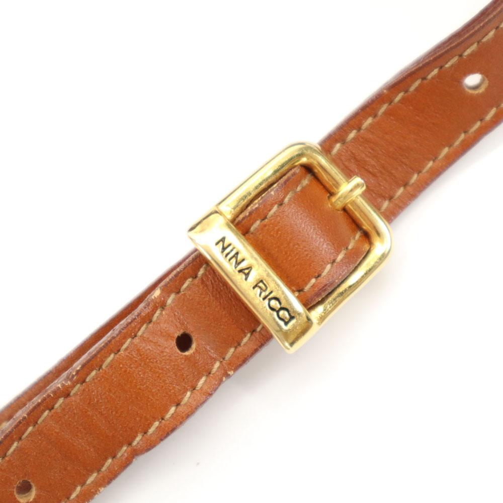 NINA RICCI made in Italy Shoulder Bag black Women Used