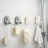 3 PCS Non-Marking Suction Cup Hooks Plastic Wall Hook Practical Kitchen Storage Hooks  Cabinet