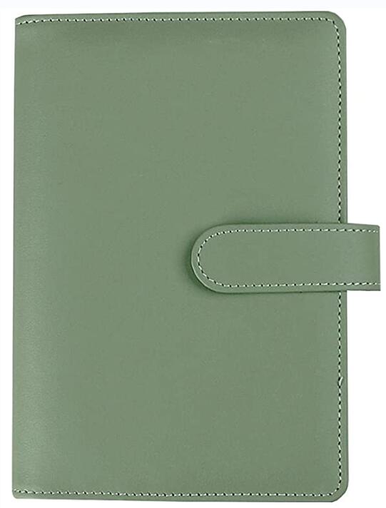 NOWY Macaroon Color A6/A5 PU Leather DIY Binder Notebook Cover Diary Agenda Planner Paper Cover School Paperwear