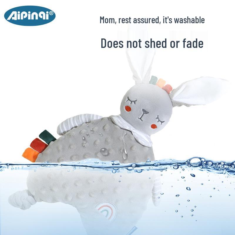 Aipinqi Baby Schlafhilfe: Minky Punkt Tier Kuscheldecke & Puppenspielzeug