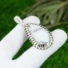 Natural Howlite Gemstone Pendant White 925 Sterling Silver Indian Jewelry