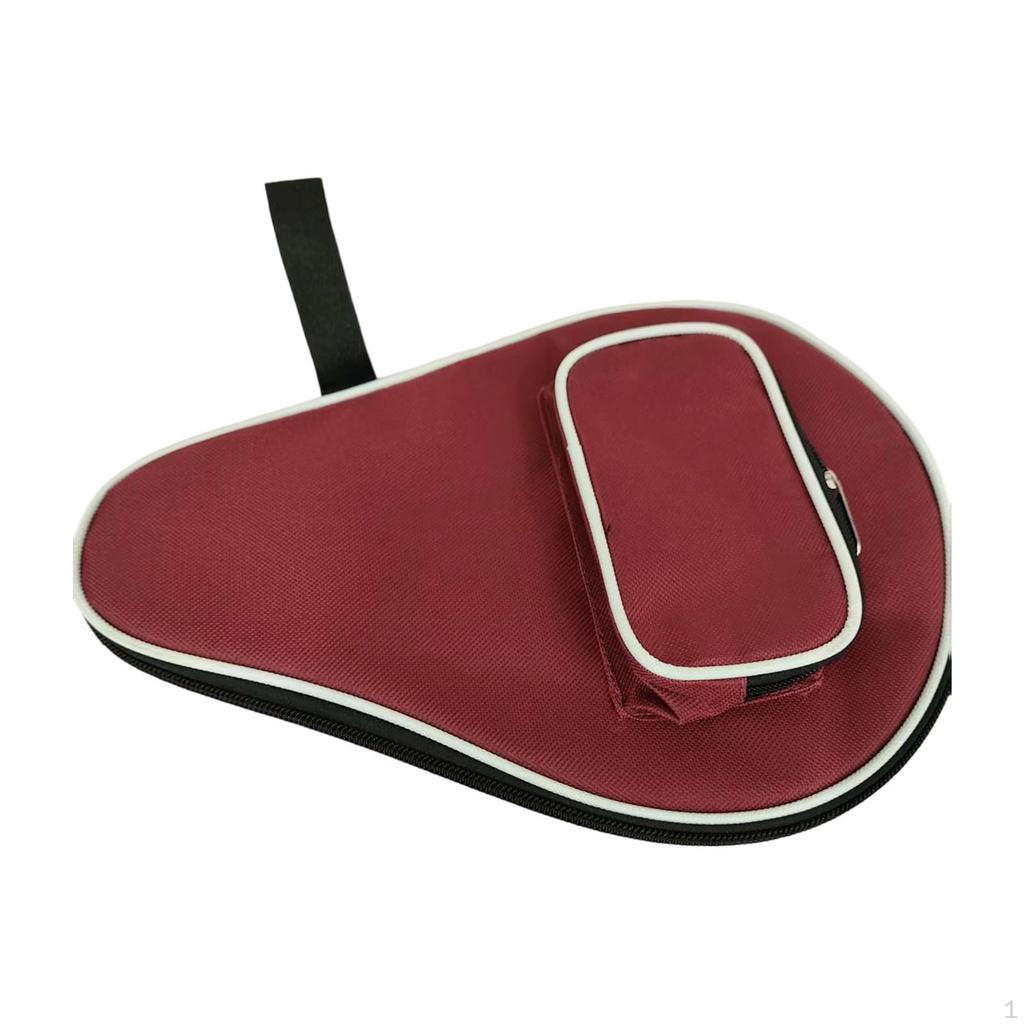 Pingpong Paddle Case Bag Carrier Multifunctional Gourd Shape Protector Pouch Table Tennis Racket
