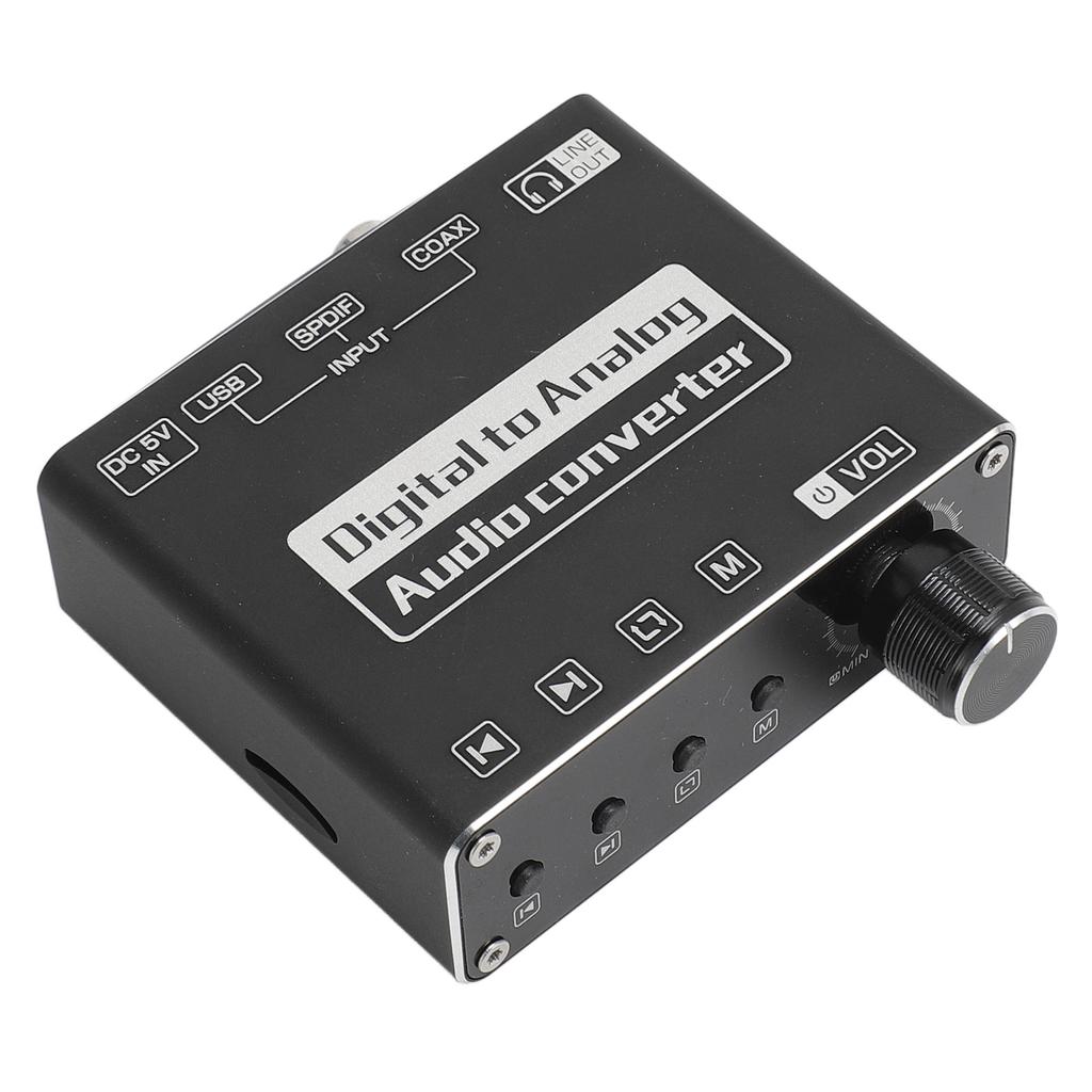 Digital to Analog Sound Converter   5.1 Optical to Analog Adapter for Phone Tablet Computer TV Spker