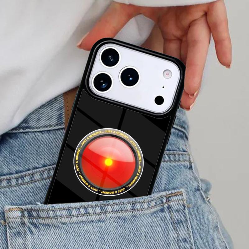

Artificial Intelligence Hal 9000 Phone Case for iPhone 16e 15 14 13 12 17 Pro Max Plus Air 17pro Cover Coque iPhone 13