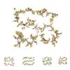 2.2m Long Silk Rose Flower Ivy Vine Leaf Garland Wedding Party Home Decoration