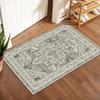 Persian Floor Mat Bathroom Dirt Resistant Floor Mat Easy To Maintain Door Mat for Entrance Foyer