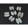 Natural Rosetta Crazy Lace Agate Oval Cabachon Loose Gemstone 07 Pcs Lot C-2612