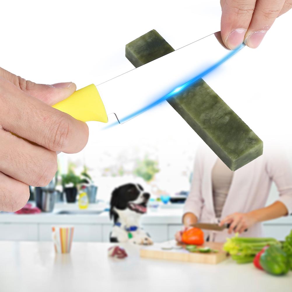 Natural Sharpening Stone Grindstone Sharpener Knife Polishing Grinding Tool Green 10000#