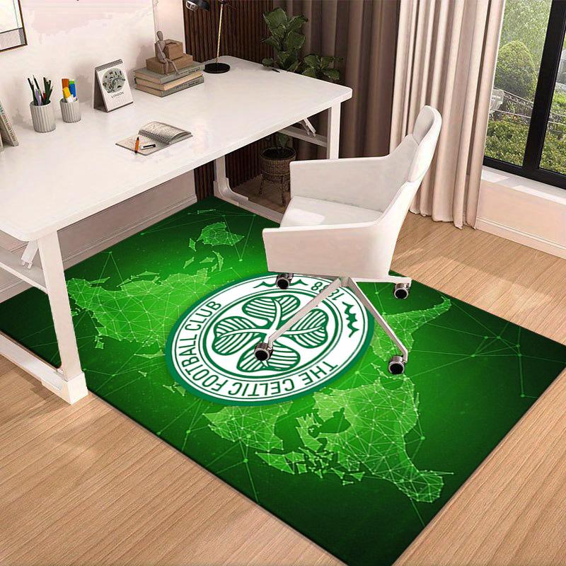 Celtic Football Club Crest Carpet, Chair Rug,Rug for Office Bedroom living rooms, Doormat decor Fan Gift Christmas Gift