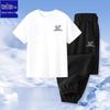 TonLion Boys' Summer Short-Sleeve T-Shirt & Sport Pants Set